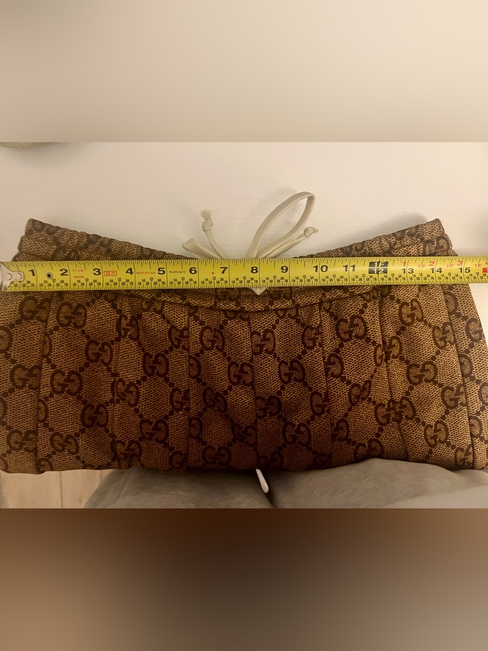 Authentic Gucci GG Monogram Pleated Maxi Skirt – Approx. US M/L - Picture 7 of 7
